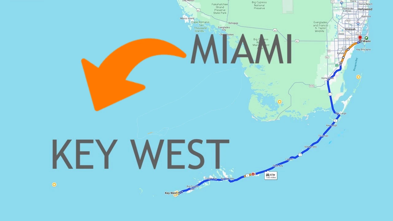 Drive from Miami to Key West: Distance, Route, and Travel Tips